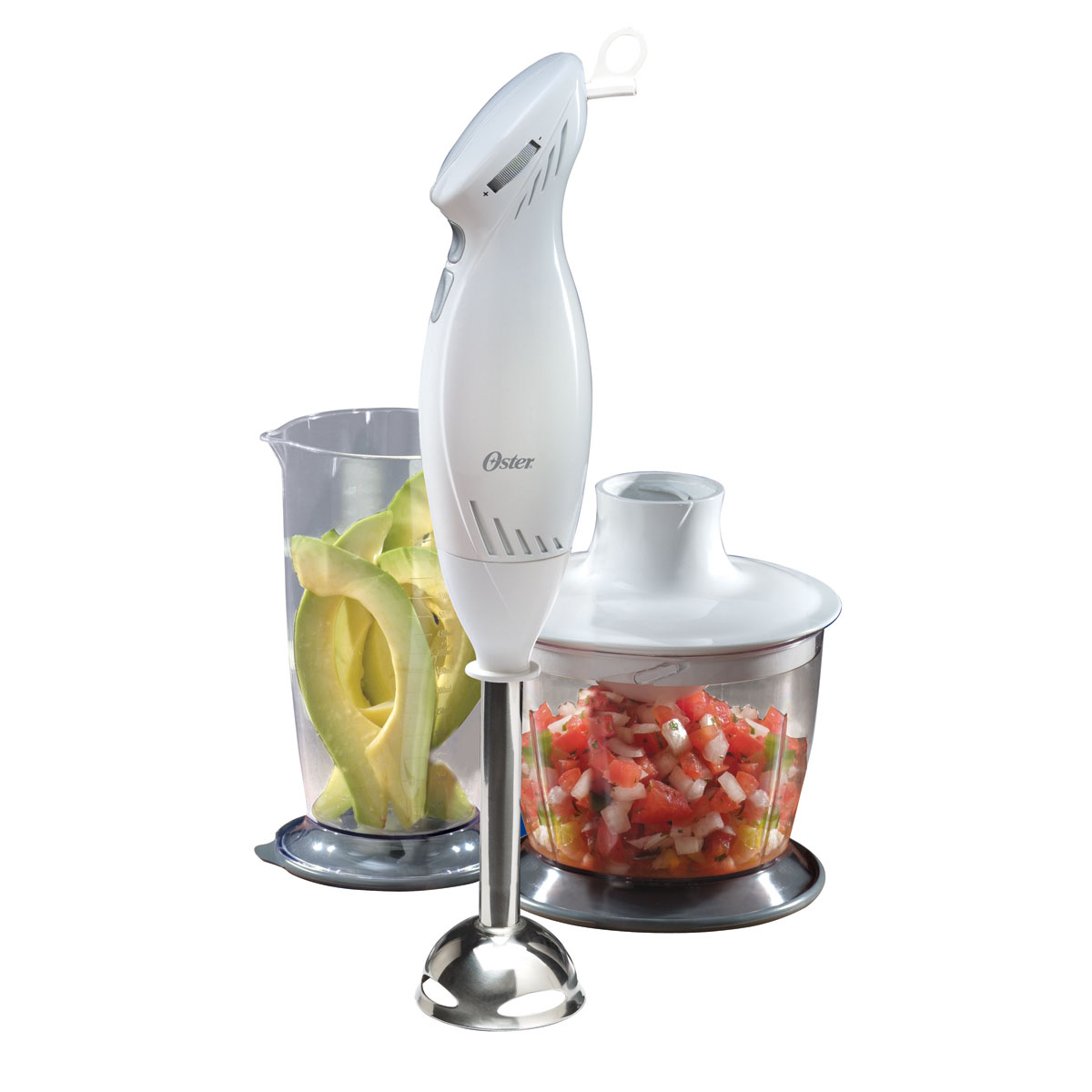 Oster® Stainless Steel Hand Blender with Cup & Chopper FPSTHBSSA233A