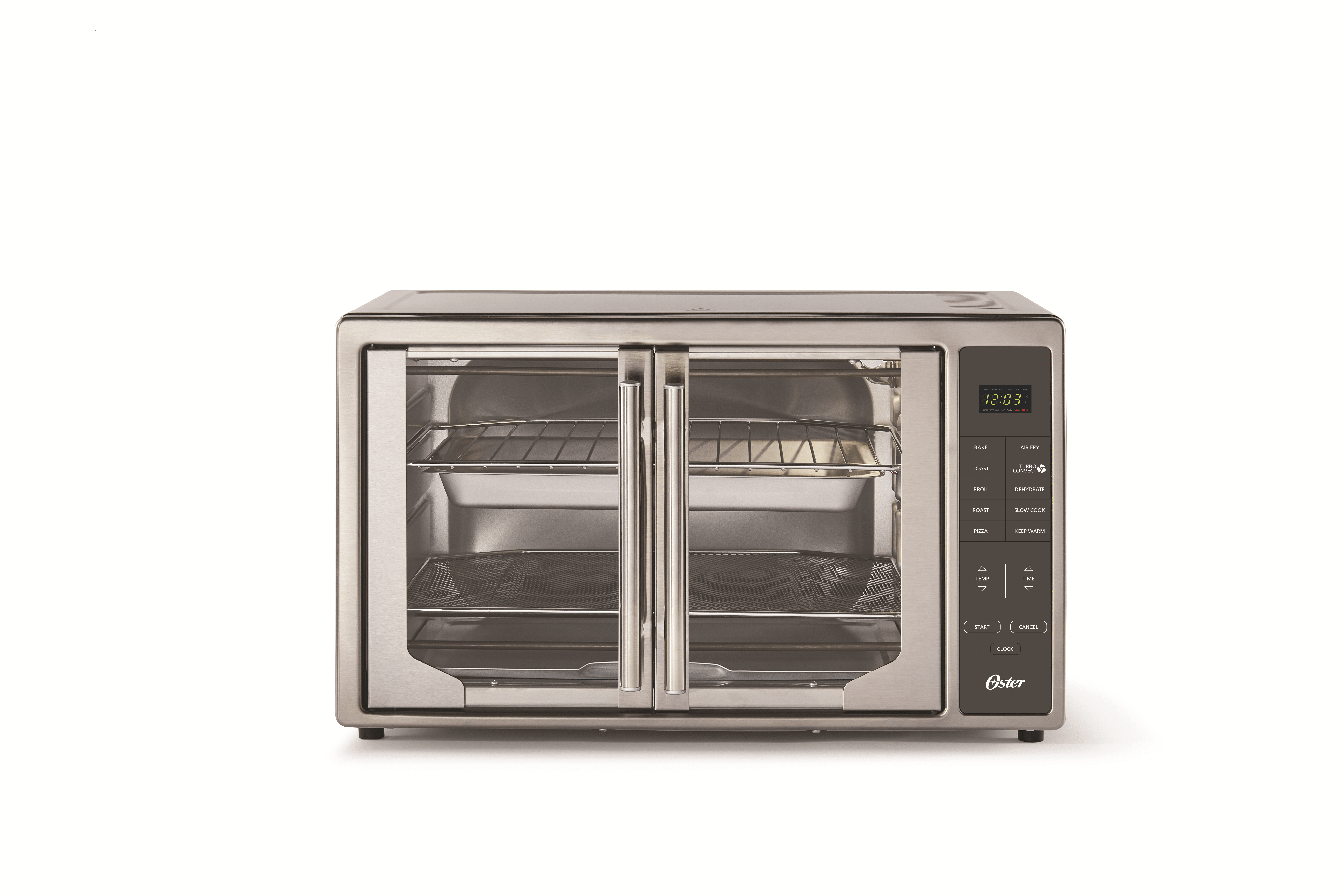 New Oster Digital French Door with Air Fry Countertop Oven